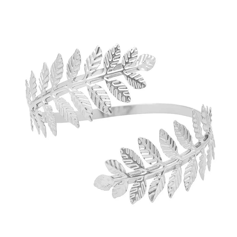 Bracelete de Folha Grega  — O charme atemporal que transforma qualquer look em uma obra de arte.