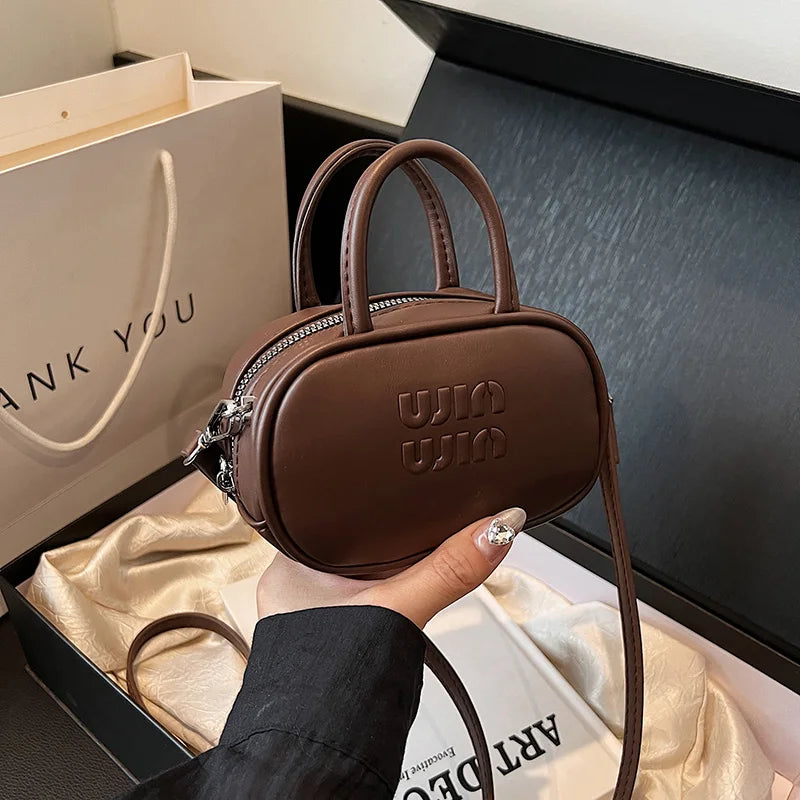 Bolsa Feminina Modelo Bowling Retrô