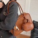 Bolsa Feminina Modelo Bowling Retrô