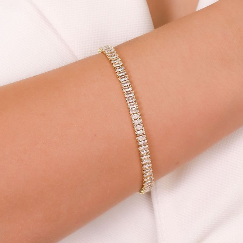 Pulseira Feminina Riviera Baguete