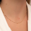 Choker Colar  Bolinhas