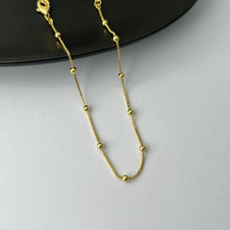 Pulseira Feminina Veneziana com Bolinhas